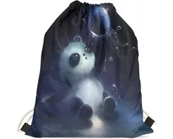 Drawstring Bags Kids Boys String Backpack Girls Gym Sack Cinch Bags, Cute Padan, One Size