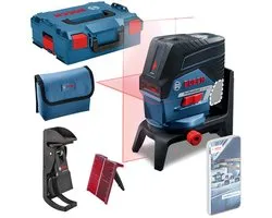 Bosch Professional GCL 2-50 C Accu Kruislijnlaser Rood 12V + Plafondklem Basic Body in L-Boxx - 0601066G08