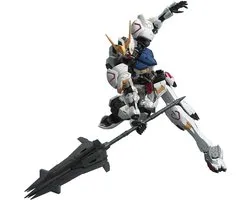 Gundam Iron Blooded Orphans Barbatos MG 1/100 Model kit | Gunpla robot bouwpakketten voor volwassenen | Speelgoed modelbouw zonder verf lijm of gereedschap | Japanse 3D kunstof puzzel | Manga anime action figure box set incl stand
