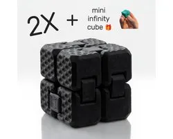 Skushy 2x Infinity Cubus - Fidget Stress Cube - Fidget Toy - Anti Stress - Infinity Cube