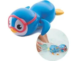 Munchkin Swimming Scuba Buddy - Opwindbare Pinguïn voor in Bad - Badspeelgoed - Vanaf 12 Maanden