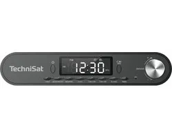 TechniSat VIOLA Keukenradio - onderbouw, FM-radio met Bluetooth | LED-display, werkverlichting, timer, wekfunctie, handsfree-functie en 5 W luidspreker