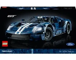 LEGO Technic 2022 Ford GT Auto Supercar Modelbouwpakket voor Volwassenen - 42154