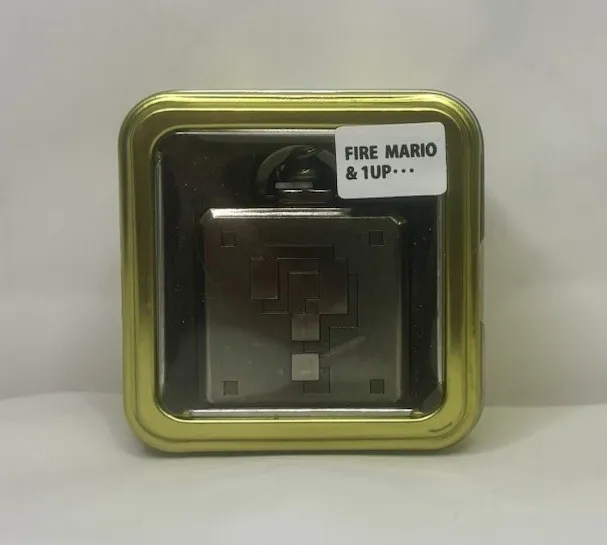Super Mario Bros. Question Block Pocket Watch Part 2 Fire Mario & 1UP