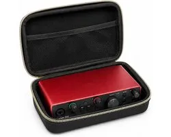 Musiin Custom Case Compatible with Focusrite 2i2 3rd Generation (Gold Tone - ShopVlot