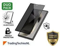 Privacy Screen Protector Galaxy S25 Ultra – 2 Stuks Duo Pack – Anti-Spy Beschermglas, 9H Gehard Glas, Anti-Spy, Krasbestendig, Case-Friendly