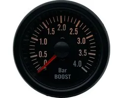 Pression Boost / Turbo 4 Bar mètre Zwart 12V série VD
