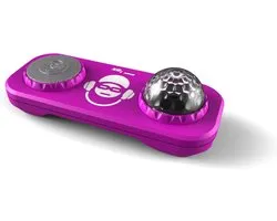 iDance XD2PK Bluetooth Party Systeem met Disco LED-Verlichting - Roze