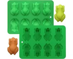 Moules en silicone en forme de grenouille pour chocolat et bonbons, parfaits pour la pâtisserie et les projets créatifs