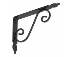 DOMAX WOZ 190 Ornamentale Plankdrager Zwart Metaal