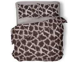 Housse de couette Elegance 240x200/220cm - Ciro - Marron - Lits Jumeaux - Denier