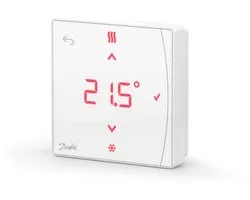 Danfoss Icon Thermostat d'ambiance, 24 V, montage en surface, 2 fils