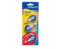 Pelikan blanco® mini roller, 2 correctierollers +1 gratis
