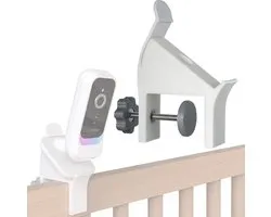 Support adapté pour Luvion Essential Connect - Support pour babyphone - Pour barrière de lit de 10 à 42 mm - y compris pour Ikea Sniglar