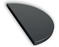 The Bastard Half Moon Stone Black Large (1 pcs) - halve maan plate setter-heat deflector