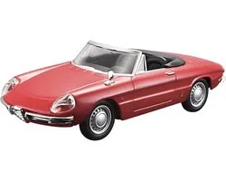 BBURAGO Modelauto - Alfa Romeo - rood - 1:23 - schaalmodel - speelgoedauto