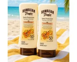 2x Hawaiian Tropic Lotion Crème solaire Hydratation SPF 50 180 ml