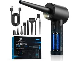 ClearHigh Air Duster Pro - Sans fil - 51 000 tr/min - Rechargeable 6000 mAh - Y compris E-book - Nettoyeur de poussière - Air comprimé - Air comprimé -