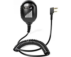 HYS Handheld Microphone Speaker Remote Control Shoulder Speaker Compatible with BaoFeng UV-5R UV-5RE BF-888S Retevis - ShopVlot