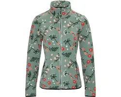 Nordberg Floor Fleece Vest - Dames - Groen Melange - Maat XXL