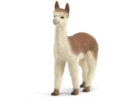 Schleich boerderijdier alpaka knuffelbaar speelfiguur PVC.