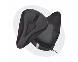 Voltano Smart Foam Zadelhoes Met Uitsparing Voor Sportieve Fietszadels / Trekking Zadel / Sport Zadel Fiets - Zwart - Waterdicht