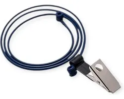 Pluggerz koord met kledingclip detecteerbaar blauw