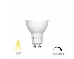 System 3493-N GU10 – Led lamp - 8W 700lm - Wit - Warm Wit Licht 3000K- Dimbaar - spot - inbouwspots