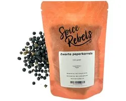 Spice Rebels - Zwarte peperkorrels - zak 150 gram