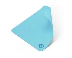 Tapis de souris Gaming SteelSeries QcK grand format — Aqua — Base en caoutchouc silicone antidérapante — Suivi et stabilité optimaux — Optimisé pour les capteurs gaming — 490 mm x 420 mm — FPS, MOBA, RTS, MMO
