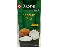 Aroy-D Kokosmelk - grootverpakking voor curry en smoothies - 1 liter