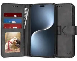 Étui adaptée pour HONOR Magic7 Pro - Coque portefeuille Techsuit Diary - Noir