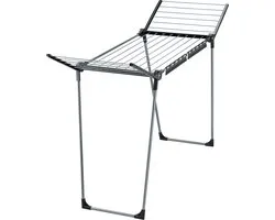Leifheit droogrek Pegasus - 150 solid slim - black - antraciet