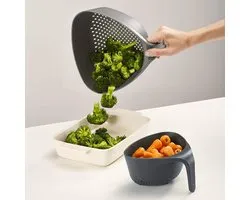 Joseph Joseph Nest Colanders Vergiet Grijs - 2 Delig