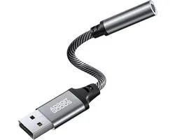 Adaptateur Audio USB-A vers 3,5 mm AUX AdroitGoods - Carte son externe USB (3D) - Carte son - USB 5.1