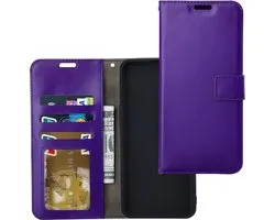 Bookcase Geschikt voor: Samsung Galaxy S10 Plus - Paars - portemonnee hoesje - Book Cover