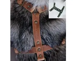 Cooper & Quint No Fuss Y-Tuig - Zwart - Extra Large - Zilver