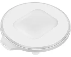 DrPhone DAO1 - Station de charge sans fil pour Bouchons d'oreilles Bluetooth - Convient aux Airpods 2 - 300 mAh - 5v - Wit