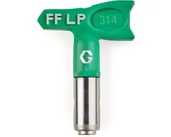 GRACO RAC X FFLP 314 - Lagedruk spuitmond Fine Finish - Boring 0,014 inch - Spuitbreedte 15 cm - Voor lakken en beitsen - Groen met SmartTip-technologie