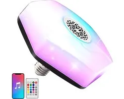 Lamp led - bluetooth - speaker - Disco - afstandsbediening - discolamp - RGBW kleur