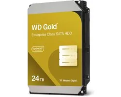Western Digital (WD) Gold Enterprise HDD - 24TB - 3.5 inch - 7200 RPM - 512MB Cache - SATA III - WD242KRYZ