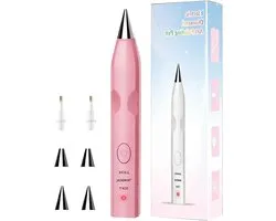 Elektrisch Steentjes Pen - Rhinestone Applicator Dotting Tool - Creatief Knutselen - Automatische Zuigfunctie - 18.5 cm - Roze