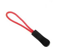 Zipper Puller - Ritstrekker - 6 Stuks - Rood Zwart
