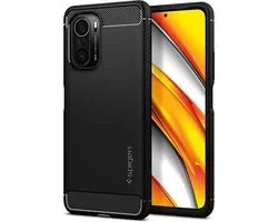 Spigen Rugged Armor Xiaomi Poco F3 / Mi 11i Hoesje Back Cover Zwart