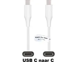 OneOne 1,0m oplaadkabel. Extra sterke USB C naar C kabel. Stevig laadkabel snoer past op Sony SRS-NB10, SRS-XB13, SRS-XB 23, SRS-XB33, SRS-XB43, SRS-XB100, SRS-XG300, ULT Field 1, WLA-NS7, XE-200, XE-300, LSPX-S3