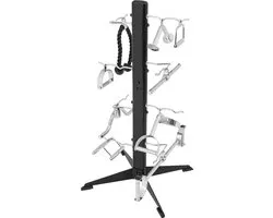 Gorilla Sports Training grips standard avec 8 grips - Set complet - Corde triceps - Tirage latéral - Centrale électrique