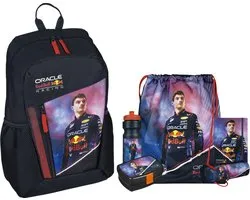 Red Bull schoolset; rugzak, gymtas, lunchset, schrift en etui