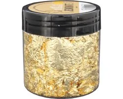Jesmonite Metalen Vlokken Goud 5 gr