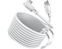 VR Link Kabel 5 Meter USB 3.0 voor Meta Quest 3/2/Pro en Pico 4 - Snelle PC VR Gegevensoverdracht