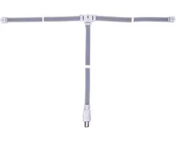 ETT - FM-DAB+ Di-pool Radio Antenne - F- en Coax Connector